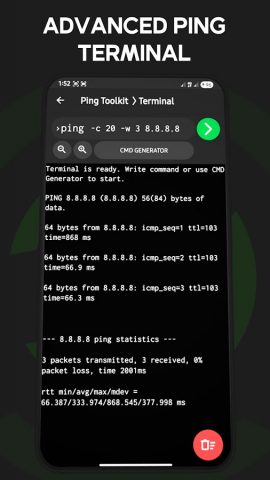 Ping Toolkit:Network Test Tool для Android — скриншот 5