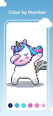 Pixel Art Coloring by numbers для iOS — скриншот 1