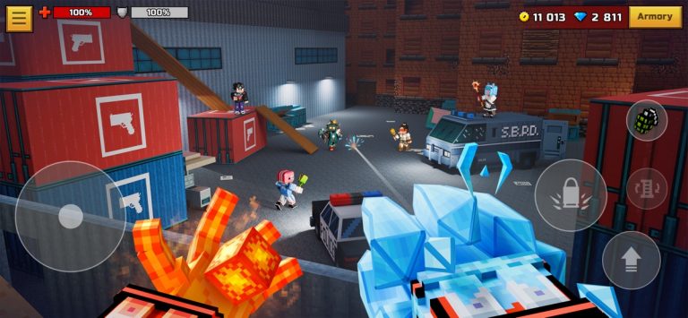 Pixel Gun 3D: FPS Экшен-шутер для iOS — скриншот 2