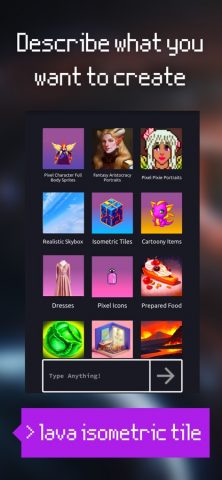 PixelVibe AI Character Creator для iOS — скриншот 2