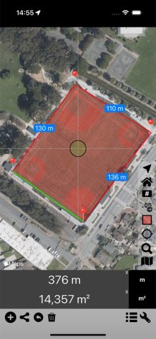 Площадь и Дистанция для iOS — скриншот 3