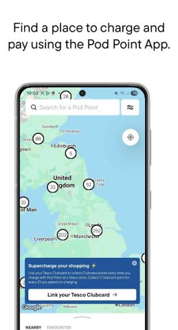 Pod Point для Android — скриншот 1