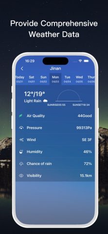 Прогноз погоды — Ежедневно для iOS — скриншот 3