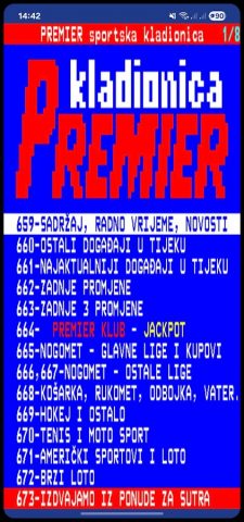 Premier Teletekst для Android — скриншот 2