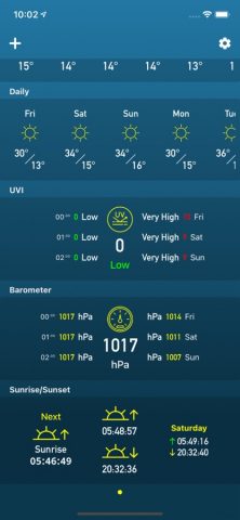Приложение Термометр для iOS — скриншот 3