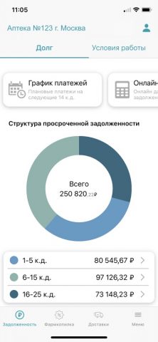 Протек.Портал клиента для iOS — скриншот 2