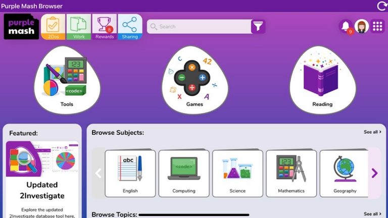 Purple Mash Browser для Android — скриншот 2