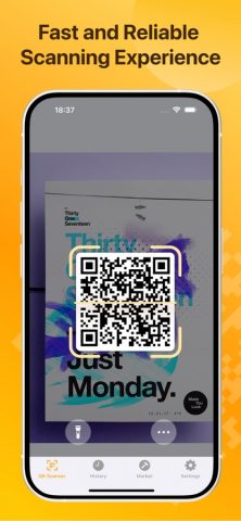 QR Code Scanner: QR Reader для iOS — скриншот 1