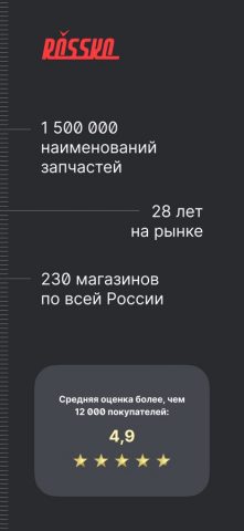 ROSSKO для iOS — скриншот 1