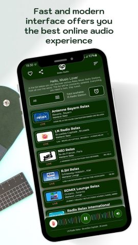 Radio Relax — Online Radio FM для Android — скриншот 2