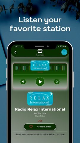 Radio Relax — Online Radio FM для Android — скриншот 5