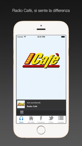 RadioCafè для iOS — скриншот 1