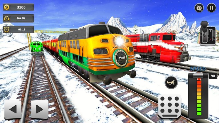 Railway Train Simulator Games для Android — скриншот 4