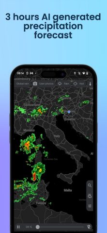 Rain Radar: Погодный радар для Android — скриншот 4