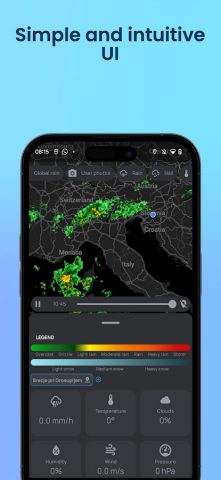 Rain Radar: Погодный радар для Android — скриншот 5