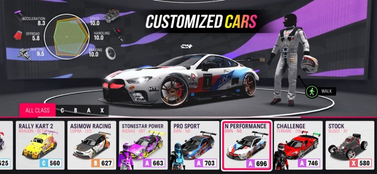 Rally Horizon для iOS — скриншот 4