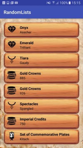Random Lists для Android — скриншот 2
