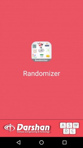 Randomizer для Android — скриншот 1