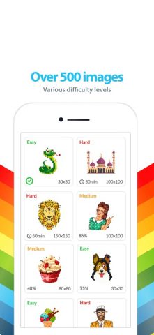 Раскраски по Номерам для iOS — скриншот 1