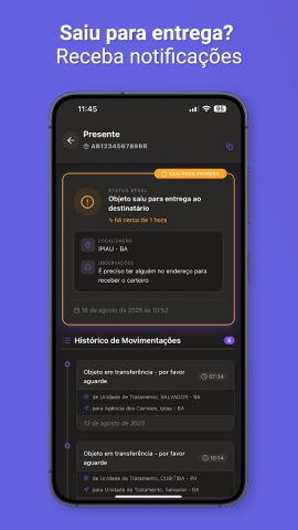 Rastreio de Encomendas Correio для Android — скриншот 1