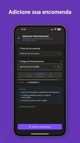 Rastreio de Encomendas Correio для Android — скриншот 4