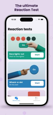 Reaction Test Pro для iOS — скриншот 1