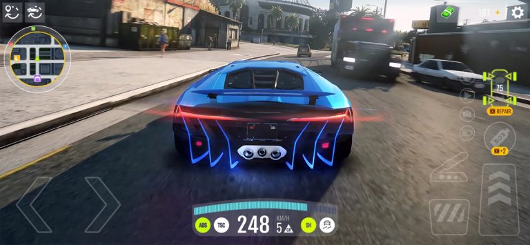 Real Car Driving — Racing City для iOS — скриншот 2