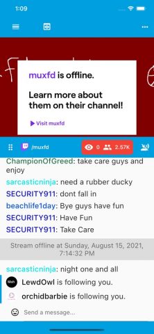 RealtimeChat for Twitch для iOS — скриншот 1