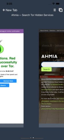 Red Onion — Darknet Browser для iOS — скриншот 3