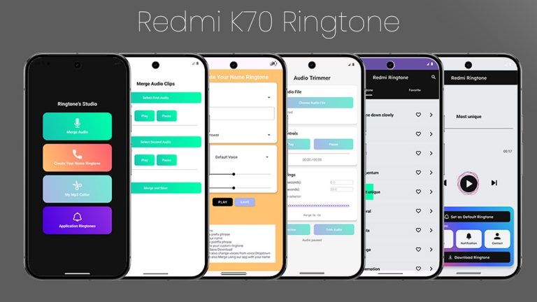 Redmi K70 Ringtone для Android — скриншот 1