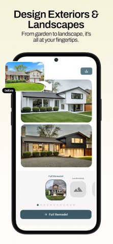 Remodel AI — Home Renovation для Android — скриншот 3