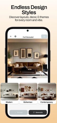 Remodel AI — Home Renovation для Android — скриншот 5