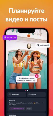 Repost+ Менеджер соцсетей для iOS — скриншот 3