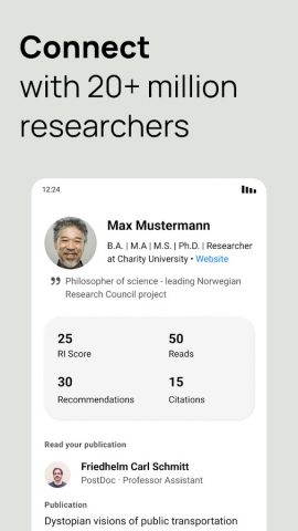 ResearchGate для Android — скриншот 2