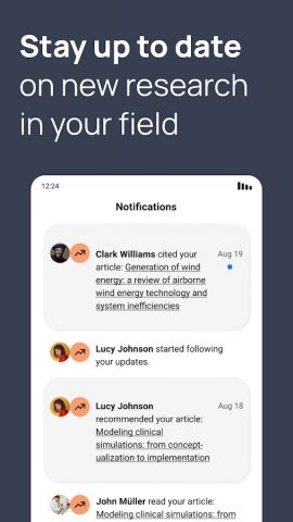 ResearchGate для Android — скриншот 3