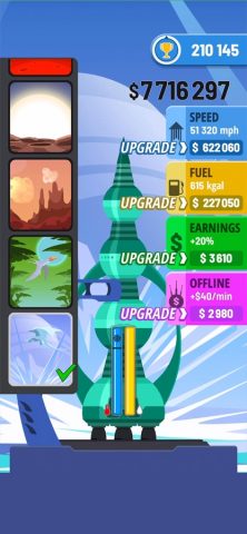 Rocket Sky! для iOS — скриншот 1