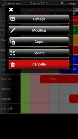 Roomplan BnB calendario для Android — скриншот 2