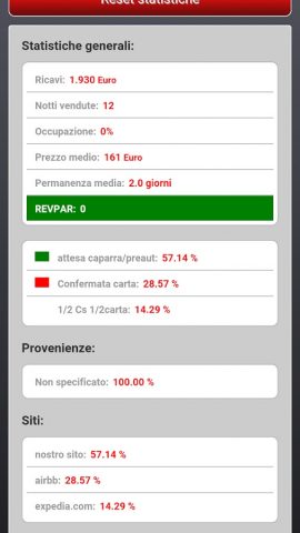 Roomplan BnB calendario для Android — скриншот 3