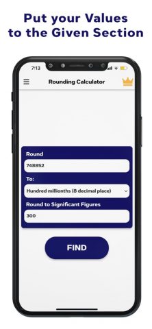 Rounding Calculator для iOS — скриншот 2