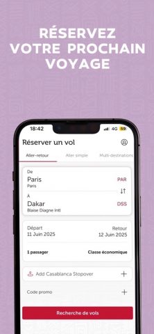 Royal Air Maroc для iOS — скриншот 4