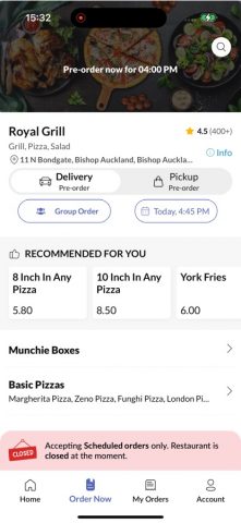 Royal Grill — Auckland для iOS — скриншот 2