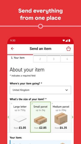 Royal Mail для Android — скриншот 3