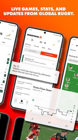 RugbyPass – Live Scores & News для Android — скриншот 2