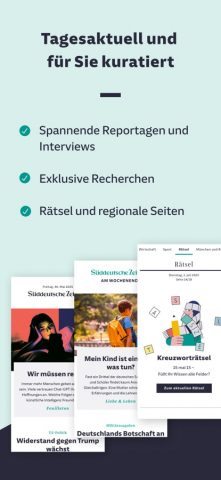 Süddeutsche Zeitung для iOS — скриншот 2