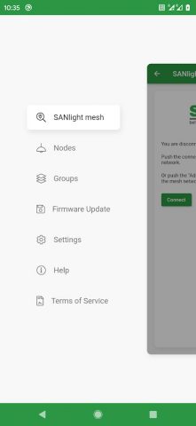 SANlight Mesh для Android — скриншот 2