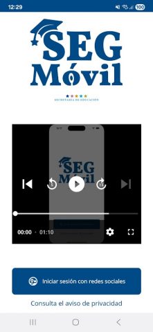 SEG Móvil для Android — скриншот 1