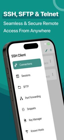 SSH Client для iOS — скриншот 1
