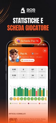 SOS Fanta — Fantacalcio для Android — скриншот 3