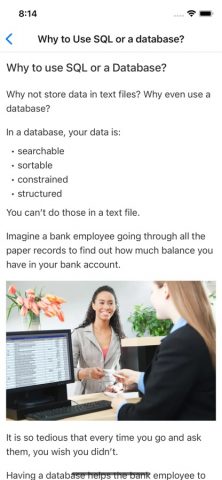 SQL Play — Learn SQL для iOS — скриншот 5