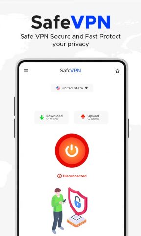 Safe VPN – Secure VPN proxy для Android — скриншот 3